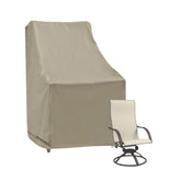 Formosa Covers front view showing full taupe coverage and protection