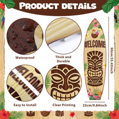 ForraFun close-up of printed hibiscus and torch graphics highlighting durable colors