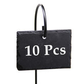 FORUP front packaging showing ten slate plant labels and stakes for organized gardening
