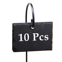 FORUP front packaging showing ten slate plant labels and stakes for organized gardening