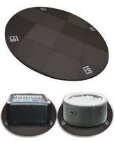 FoundGo front view of 78-inch mat showing full protective coverage and easy placement