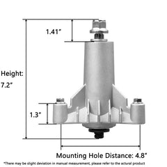 Fourtry side profile with pulley and locknut illustrating proper belt seating