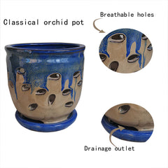 Fowargif pot beside ruler showing dimensions and fit for small plants benefit
