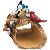 Fox Valley Traders front view showing birds and flowers and charming water diversion