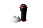 Frankenplug front view with eyeball cap showing easy replacement benefit
