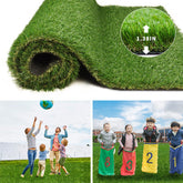FREADEM front view of 4x6 pet turf showing lush natural look and benefit