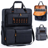 FRECOLSH front view of case showing durable exterior and zipper for safe transport
