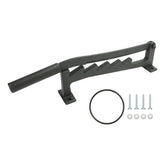 Frezon front view mounted splitter showing compact stable design and safe operation