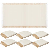 Frienda folded blanket front view showing compact portability and organized storage