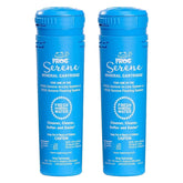 FROG Serene front packaging showing two replacement mineral cartridges and benefits