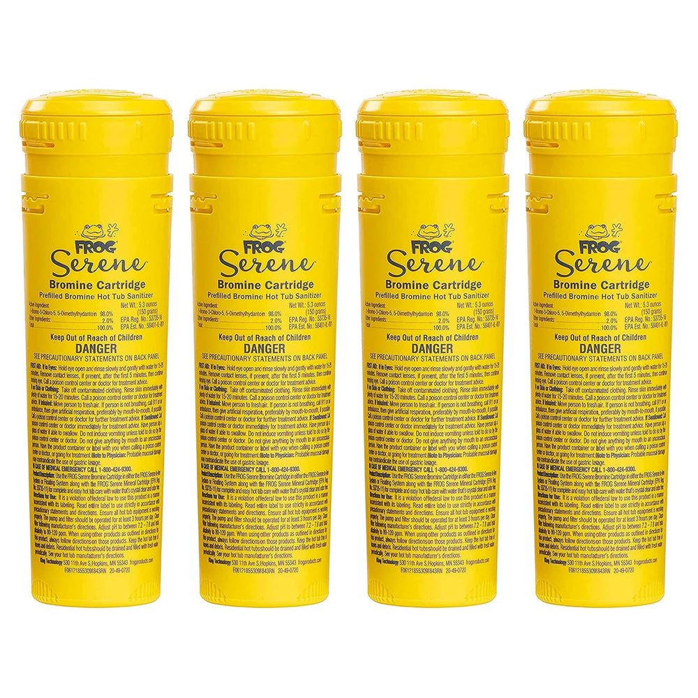 FROG Serene front packaging showing 4-pack and benefit of easy maintenance