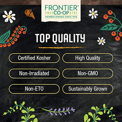 Frontier Co-op brewed in French press showing rich roasted herbal infusion