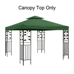 frtzal canopy installed on a 10x10 grill gazebo offering shade and smoke venting