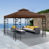 frtzal front view canopy top showing full 10x10 coverage and renewed shade