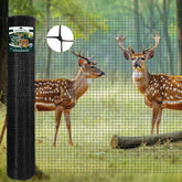 FRUITEAM front view of fence roll showing branding and product size benefits
