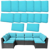 Frxeyaliz full set displayed front view shows all covers refreshing patio sofa