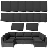 Frxeyaliz front view of full 14-piece cover set showing complete patio refresh benefit