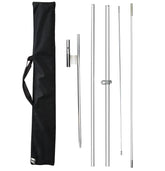 FSFLAG front view of full assembled pole showing quick setup benefit