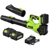 FULLYEA blower front view showing compact design and easy controls for fast cleanup