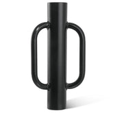 Fumingpal front view of black post driver showing sturdy steel and balanced head for efficiency