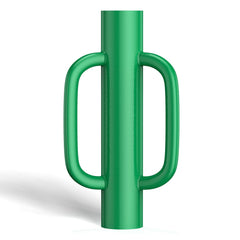 Fumingpal front view of post driver showing sturdy steel body and finish for durability