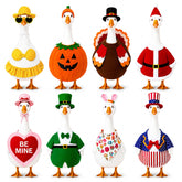 Funle front packaging showing full 8-piece set and easy seasonal decorating