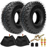 FVRITO front view of two tire and tube sets showing complete replacement kit benefits