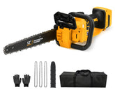 FXAFXA front view of 12-inch chainsaw showing compact design and user control