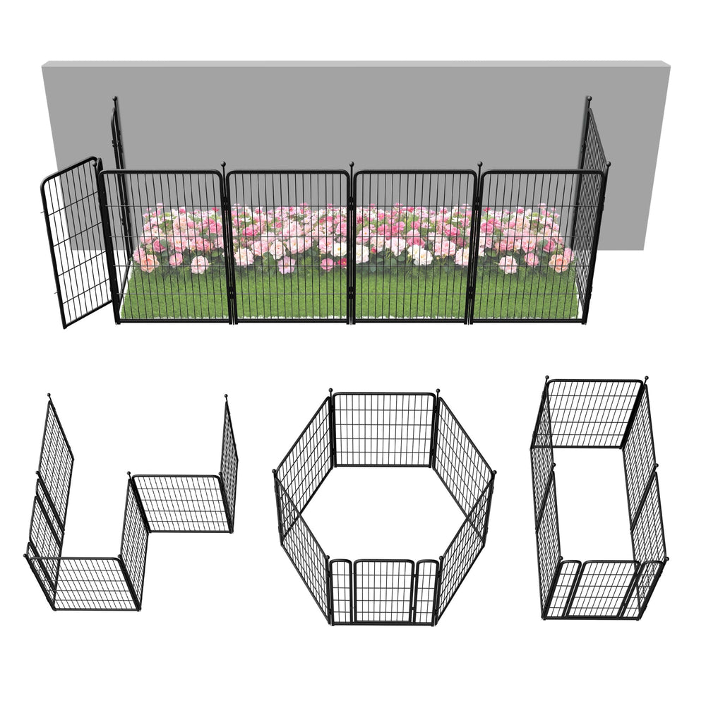 FXW assembled front panel view showing fence and benefit of clear boundary