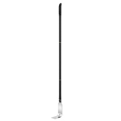 G.a HOMEFAVOR front view of ash rake showing full tool and reach benefit