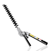 Gabasinover front view of hedge trimmer attachment showing durable housing and coupling benefit