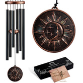 Gabzart front view wind chime showing vintage design and calming tones