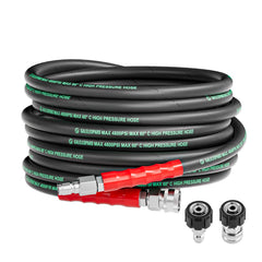 GALELEOPARD front view of assembled 25ft hose highlighting durability and reach