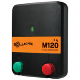 Gallagher M120 front panel showing power indicator and compact housing for reliable monitoring