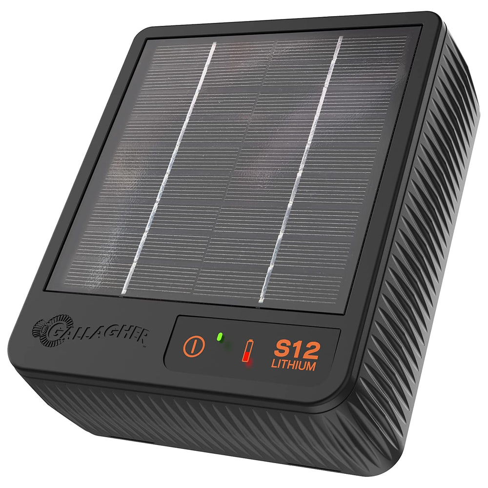 Gallagher S12 front panel view showing controls and durable housing for reliable containment