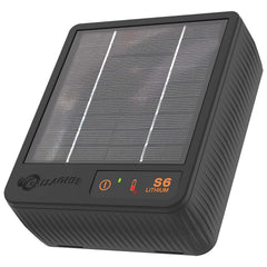 Gallagher S6 front view showing compact charger and clear controls for easy installation