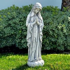 Galt International Virgin Mary front view showing serene prayer pose and focal presence