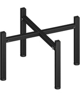 Garbuildman front view of stand showing stable base and elegant matte finish benefit