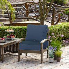 Garden lucky seat foam cross-section illustrating high-resilience support