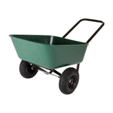 GARDEN STAR front view showing compact garden barrow for easier hauling