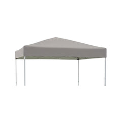Garden Winds front view replacement top showing full slate-gray canopy and fit benefit