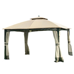 Garden Winds canopy installed on frame outdoors offering shaded patio comfort