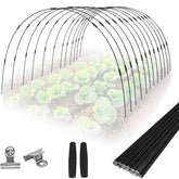 Gardeningwill front packaging showing 12 complete 8ft hoop sets for quick setup and protection