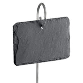 GardenMate slate label front packaging showing ten tags and rods for durable plant ID