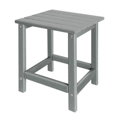 GARDENSTAR front view of table showing compact outdoor placement and durability