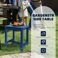 GARDENSTAR poolside use with drink on table highlighting outdoor durability
