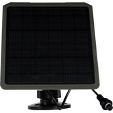 GardePro SP350 front panel showing compact solar surface and benefit of portable power