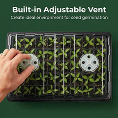 Gardzen 40-cell insert top view showing cell layout for tidy seed spacing benefit