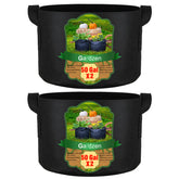 Gardzen front view showing bag size and capacity for large plants