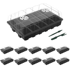 Gardzen front view of five-pack showing organized seed starting benefit